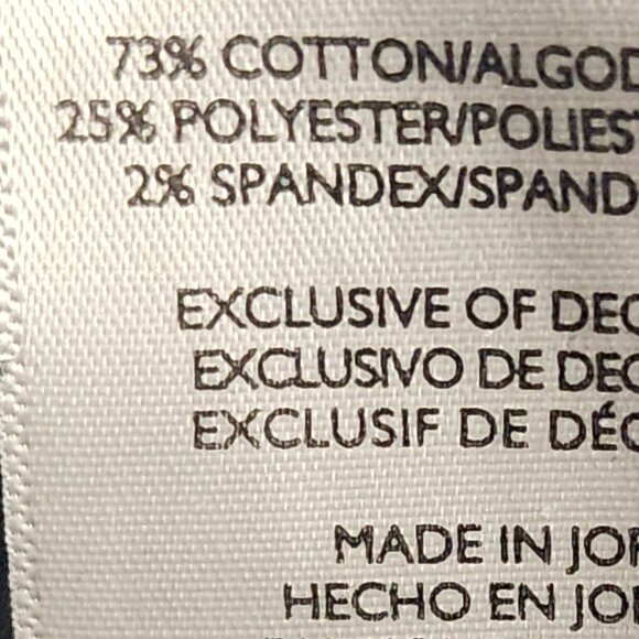 Style and Co. Denim Black Slim Leg Cotton Poly Span Stretch Jeans Size 20W - Picture 16 of 16